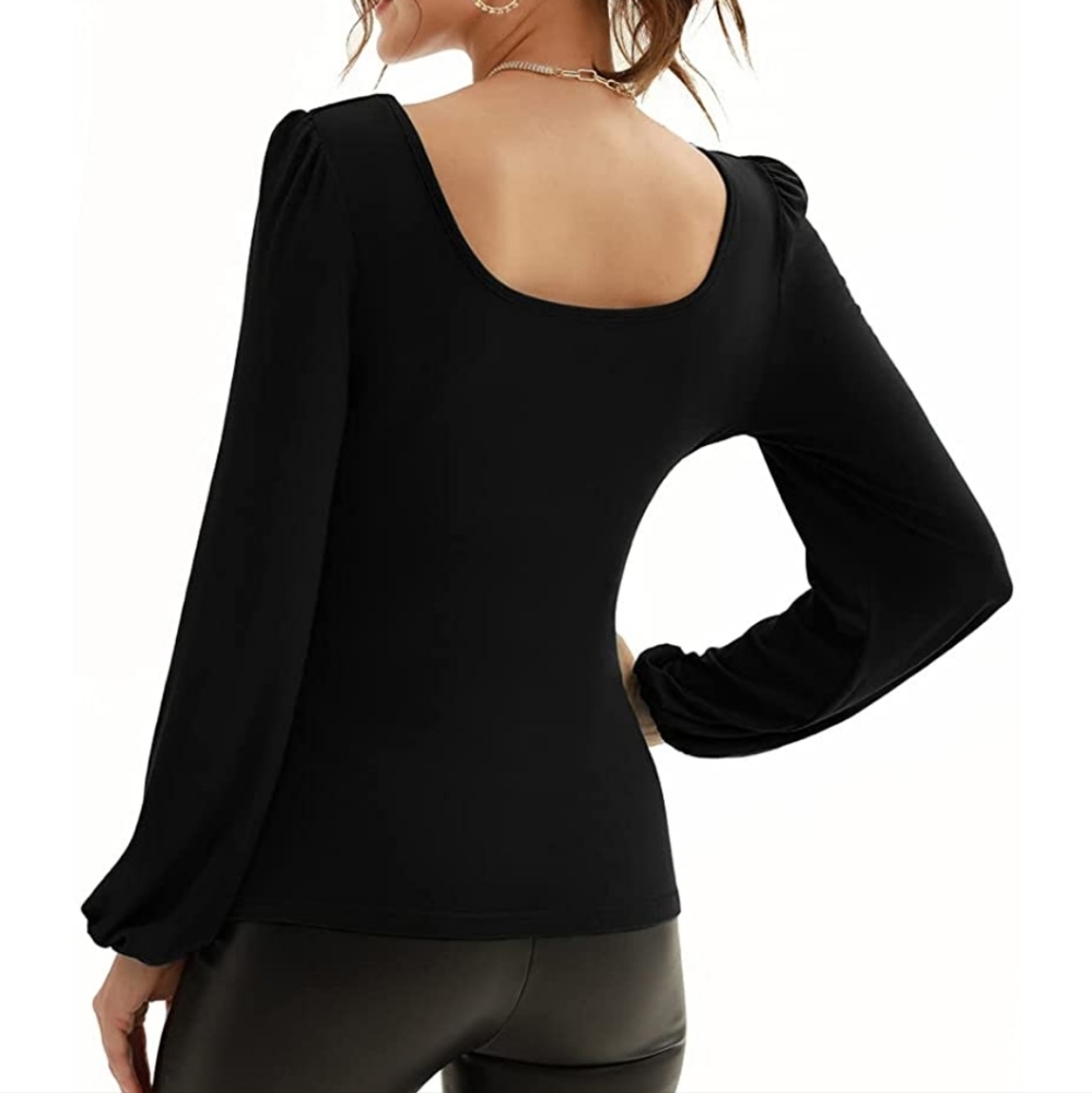 Soft v neck top - Picture 3 of 7